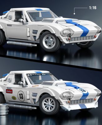 Mattel Brick Shop Hot Wheels Corvette Grand Sport Collector Building Set - 1060 Pieces