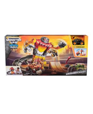 Monster Jam Smash Bot Playset with Exclusive Trucks