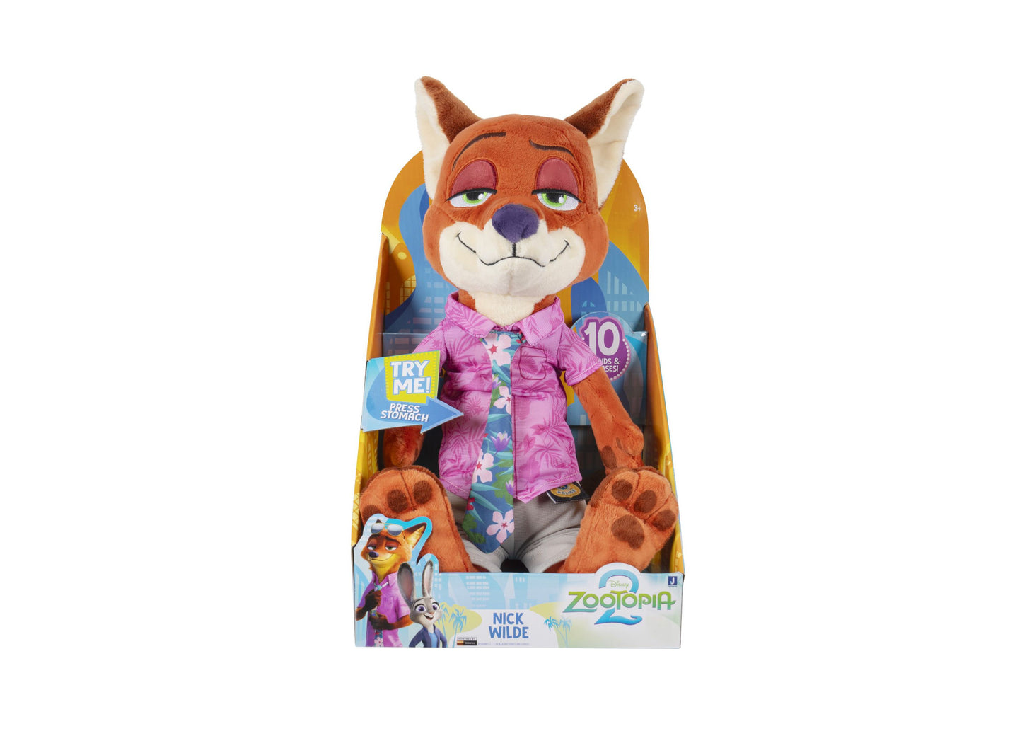 Zootopia 14 inch Talking Nick Wilde Plush Toy