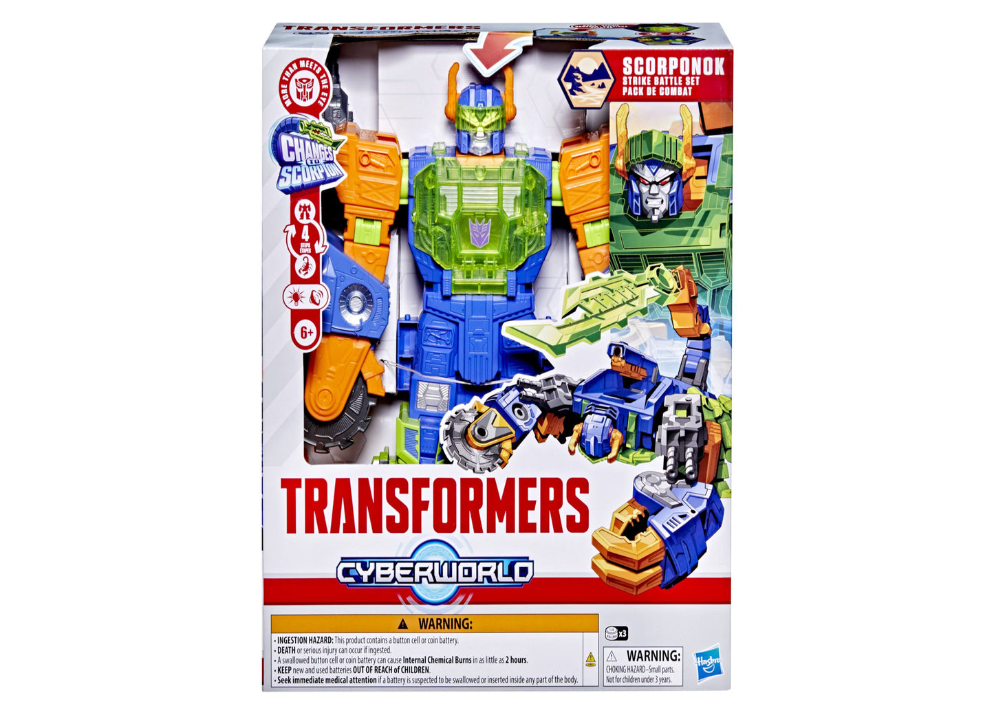 Transformers Cyberworld Scorponok Strike Battle Set