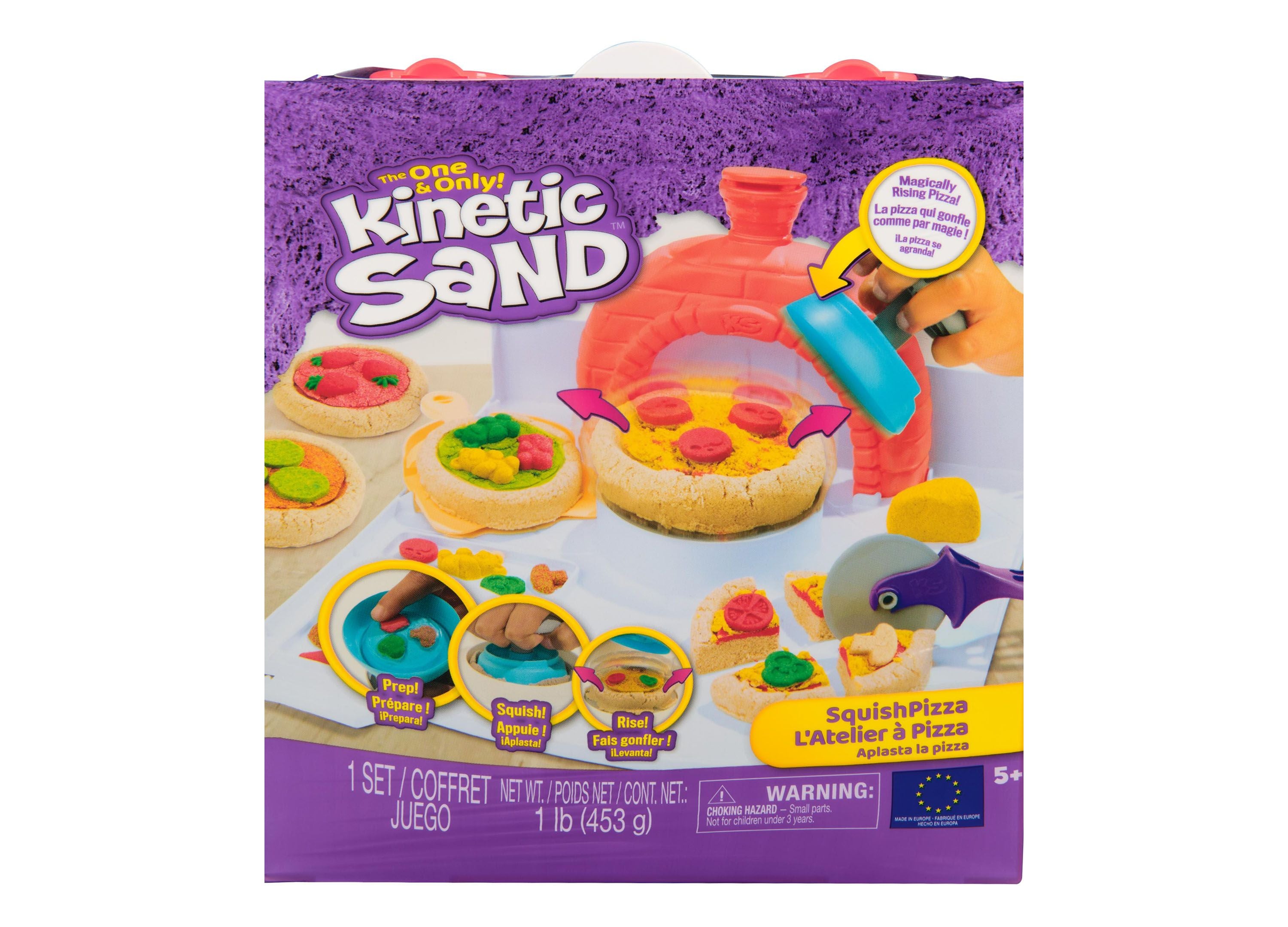 Kinetic Sand SquishPizza Rising Pizza Playset - Multicolor – Toys