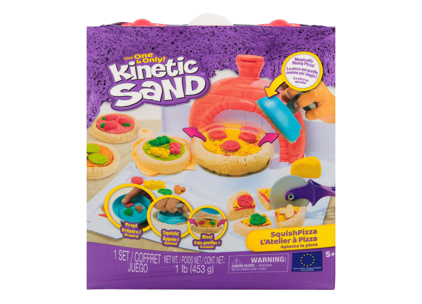 Kinetic Sand SquishPizza Rising Pizza Playset - Multicolor