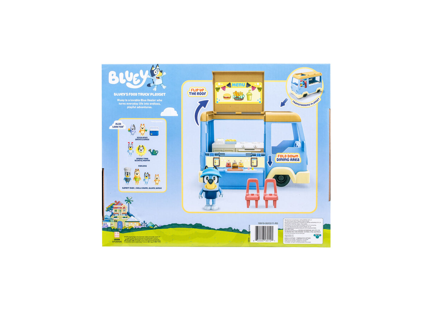 Bluey S13 Let's Play Chef Food Truck Playset