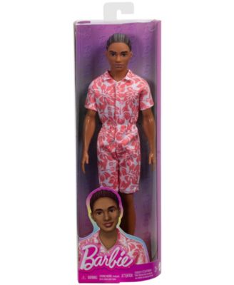 Barbie Fashionistas Ken Doll - Black Hair with Trendy Heart Shirt
