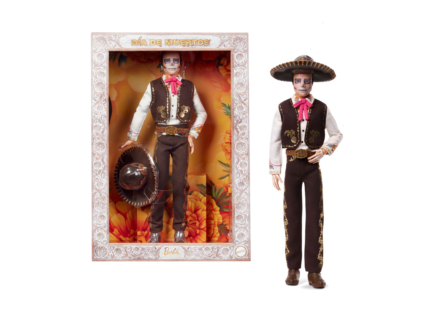 Barbie Ken Dia de Muertos Doll