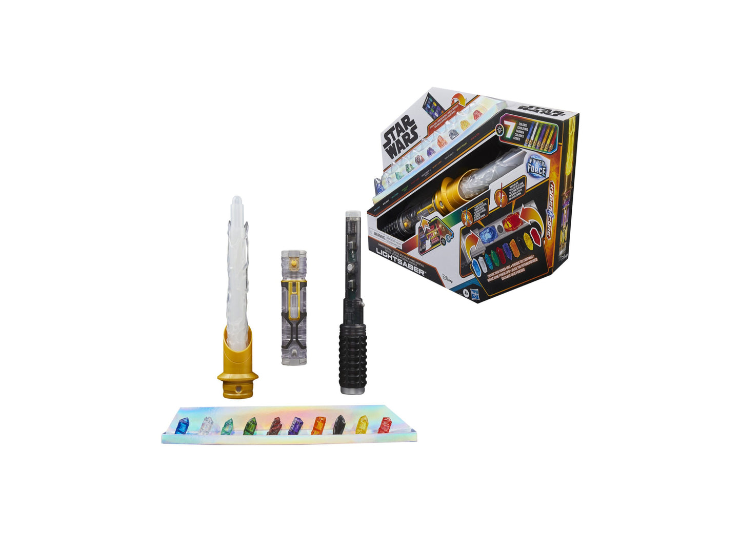 Star Wars Official Power Crystal Lightsaber with Sound Effects