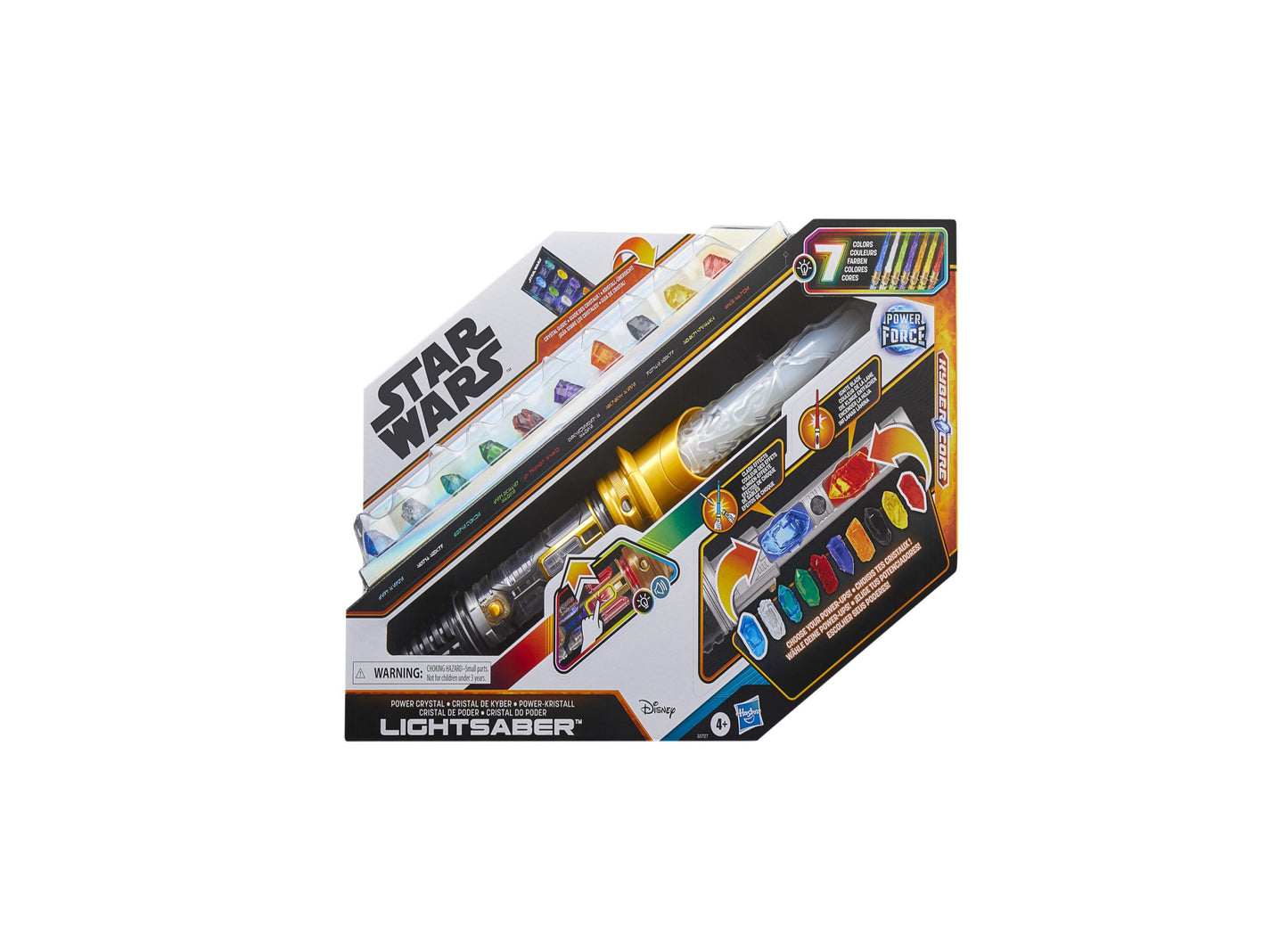 Star Wars Official Power Crystal Lightsaber with Sound Effects