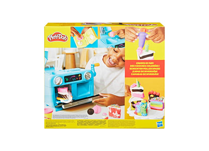 Play-Doh Super Slice Cake Playset with Spinning Oven - 17-Piece Set