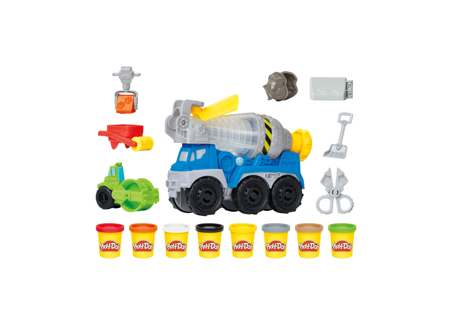 Play-Doh Road Work Fun Playset with Cement Mixer and Accessories