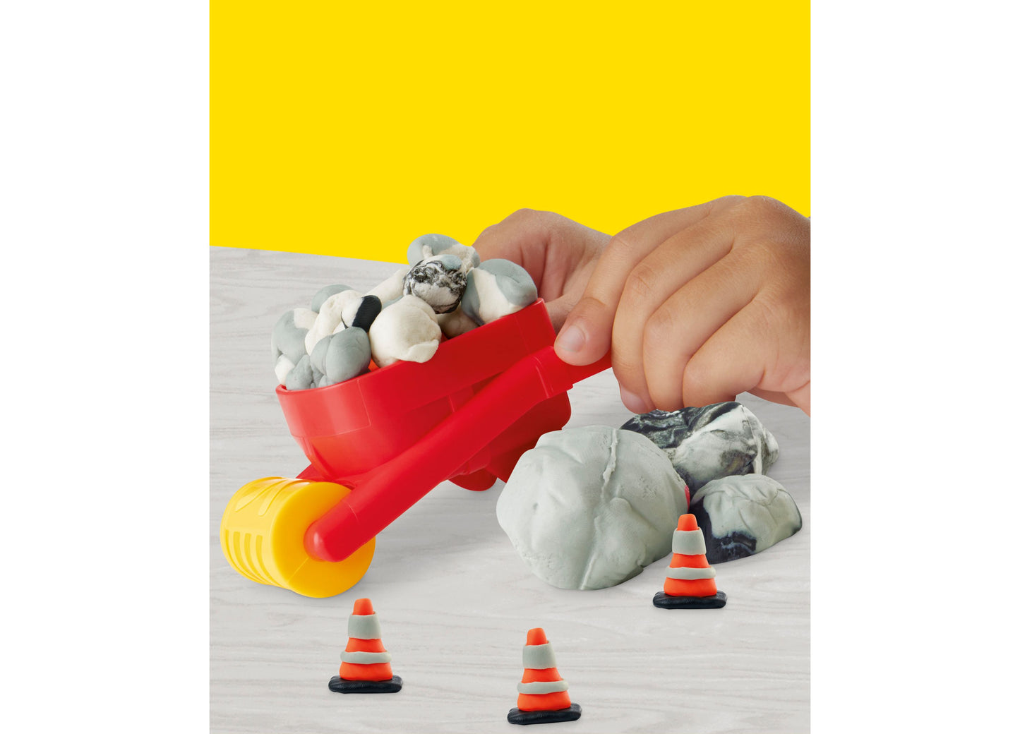 Play-Doh Road Work Fun Playset with Cement Mixer and Accessories