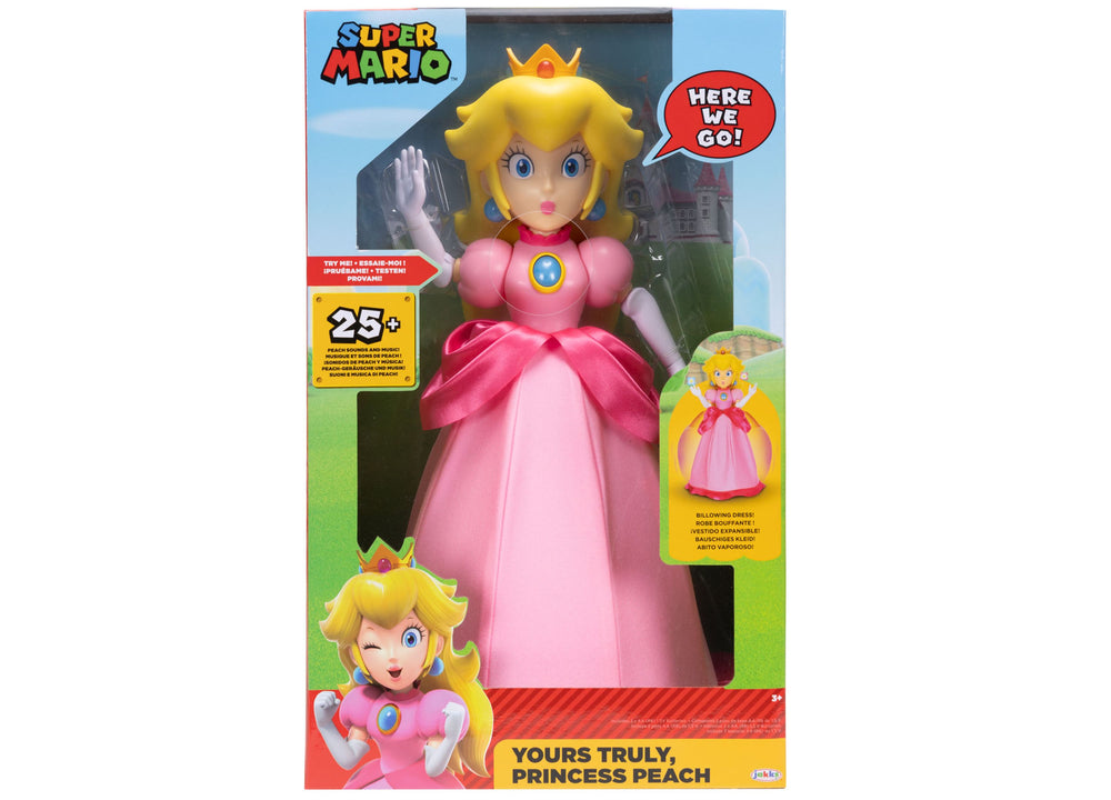 Jakks Pacific Super Mario - Princess Peach Interactive Figure