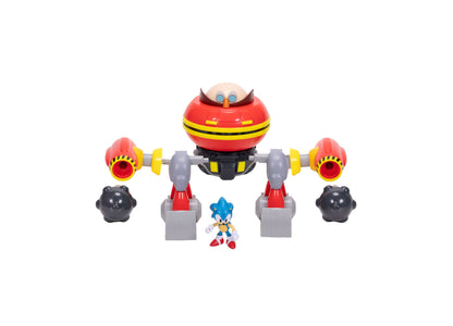 Sonic Hammer Egg Robot with Articulated Sonic Figure Deluxe Playset