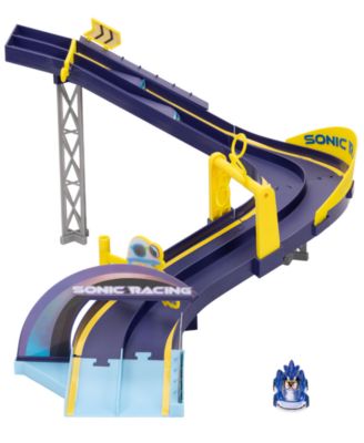 Sonic Racing Track Layout Sonic E-Stadium 1:64 Scale Die-Cast Racing Track Set – Toys
