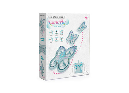 Sharper Image Remote Control Lumofly Butterfly Stunt Drone