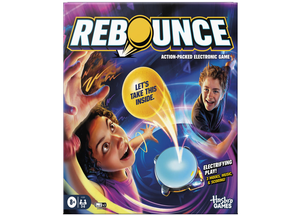 Hasbro Gaming Rebounce Indoor Action Board Game