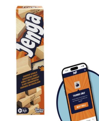 Hasbro Gaming Jenga Classic Hardwood Block Game