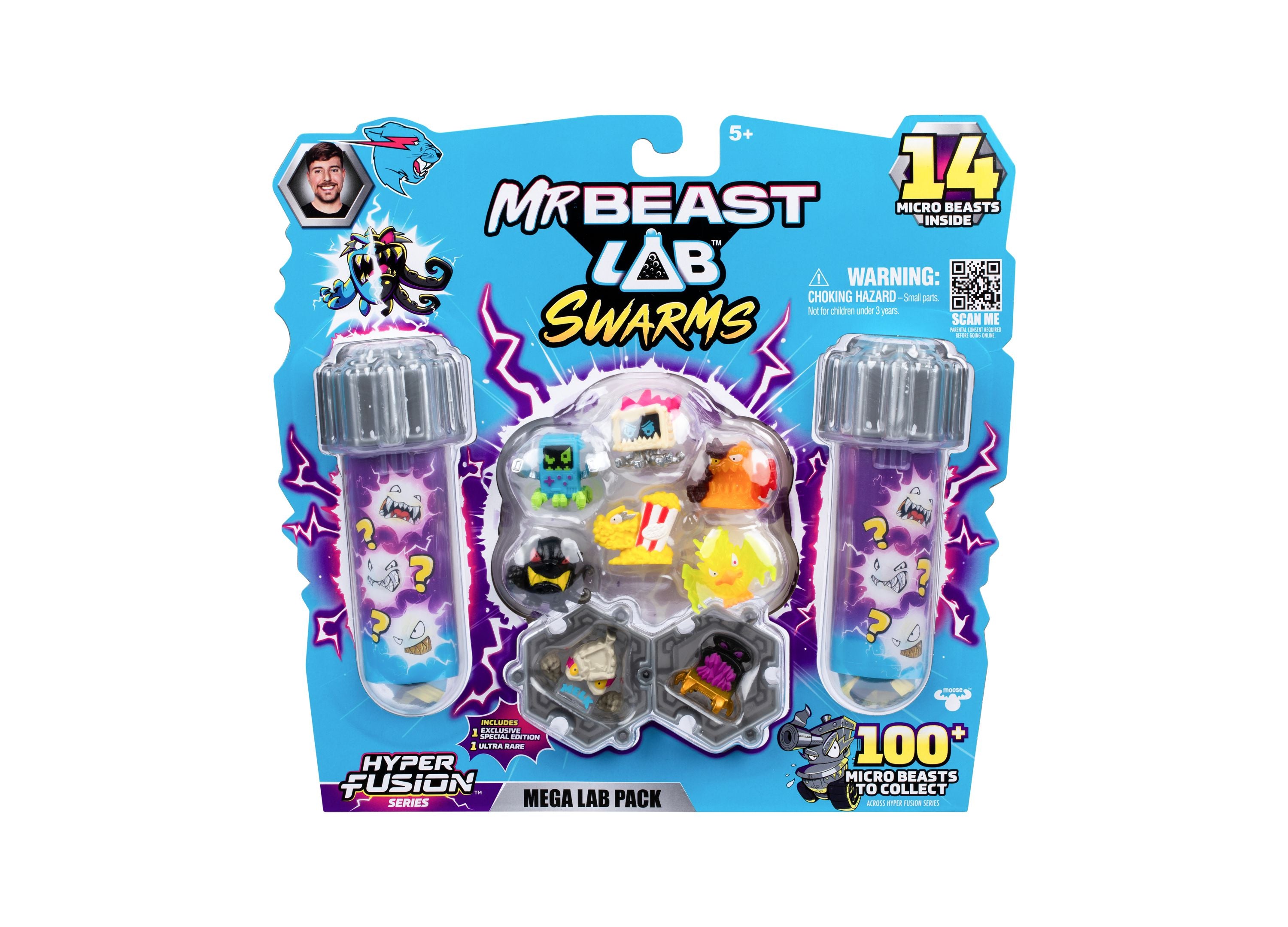 Mr Beast Lab Hyper Fusion Swarms 14-Pack Mega Lab S3 Collectibles
