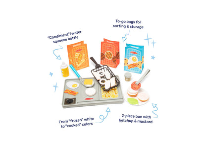 Melissa & Doug Water Wow Flip & Fry Play Set - Colorful Cooking Fun