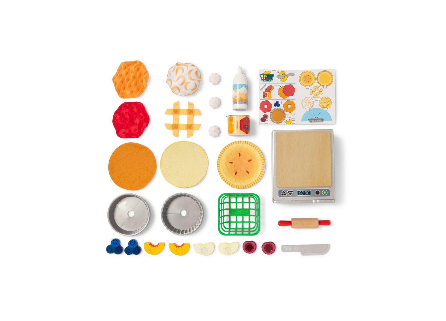 Melissa & Doug Doughlicious Cook, Bake & Serve Pretend Play Set