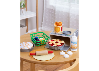 Melissa & Doug Doughlicious Cook, Bake & Serve Pretend Play Set