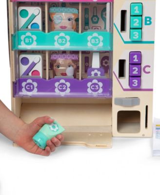 Melissa & Doug Beauty Vending Machine Wooden Play Set
