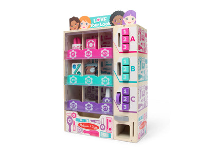 Melissa & Doug Beauty Vending Machine Wooden Play Set