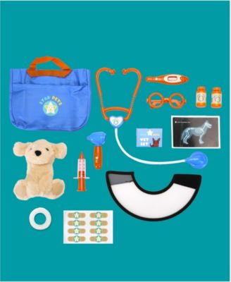 Geoffrey's Toy Box Star Pets Vet Care Playset with Plush Pet and Accessories