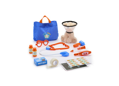Geoffrey's Toy Box Star Pets Vet Care Playset with Plush Pet and Accessories