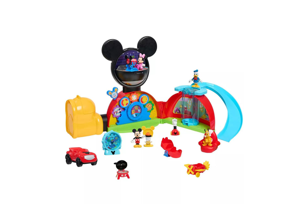 Disney Mickey Mouse Clubhouse Deluxe Doll Playset - Featuring Mickey, Minnie, and Donald