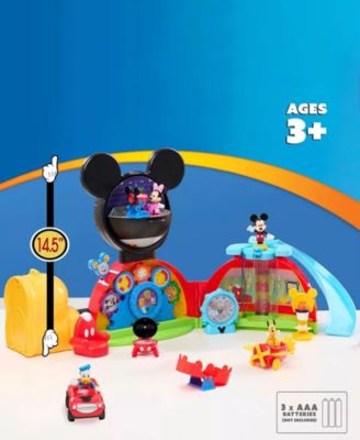 Disney Mickey Mouse Clubhouse Deluxe Doll Playset - Featuring Mickey, Minnie, and Donald