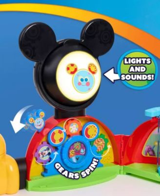 Disney Mickey Mouse Clubhouse Deluxe Doll Playset - Featuring Mickey, Minnie, and Donald