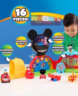 Disney Mickey Mouse Clubhouse Deluxe Doll Playset - Featuring Mickey, Minnie, and Donald