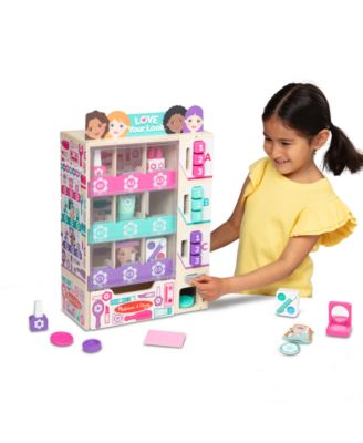 Melissa & Doug Beauty Vending Machine Wooden Play Set – Toys