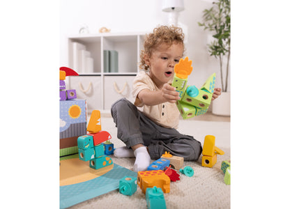 Melissa & Doug Dinosaur Blockables Play Set - 69 Pieces