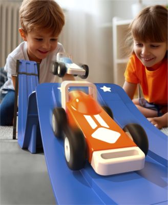 Geoffrey's Toy Box 20-Piece Downhill Derby Racetrack Set