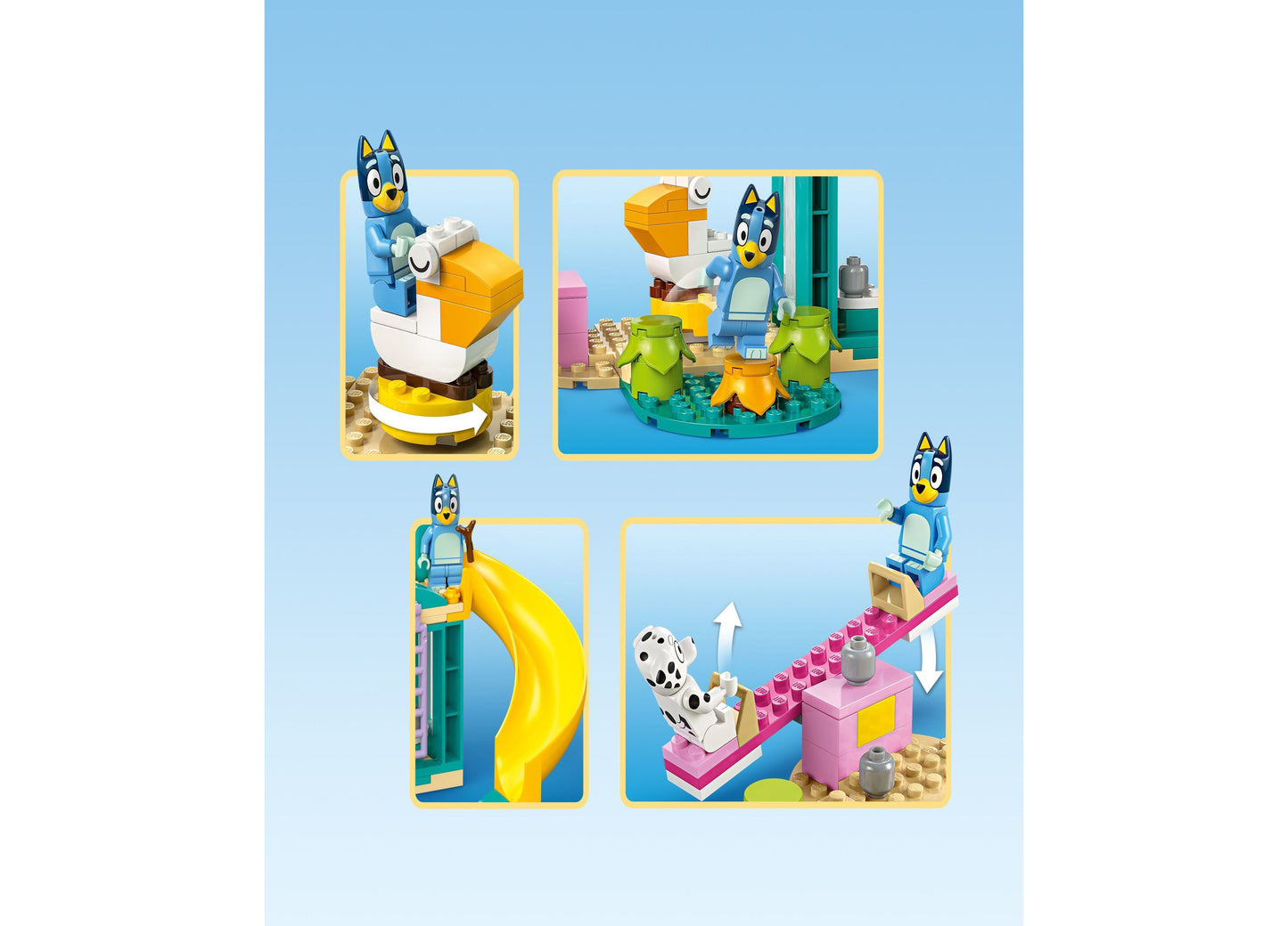 LEGO Bluey 104-Piece Playground Fun Set with Bluey and Chloe