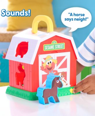 Sesame Street Elmo's Learn and Sort Barn - Interactive Shape Sorter