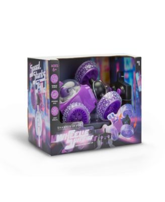 Sharper Image Remote Control Wheelie Spinner Stunt Car Toy - Multicolor