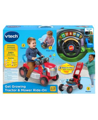 VTech Get Growing - Interactive Tractor and Mower Ride-On Toy