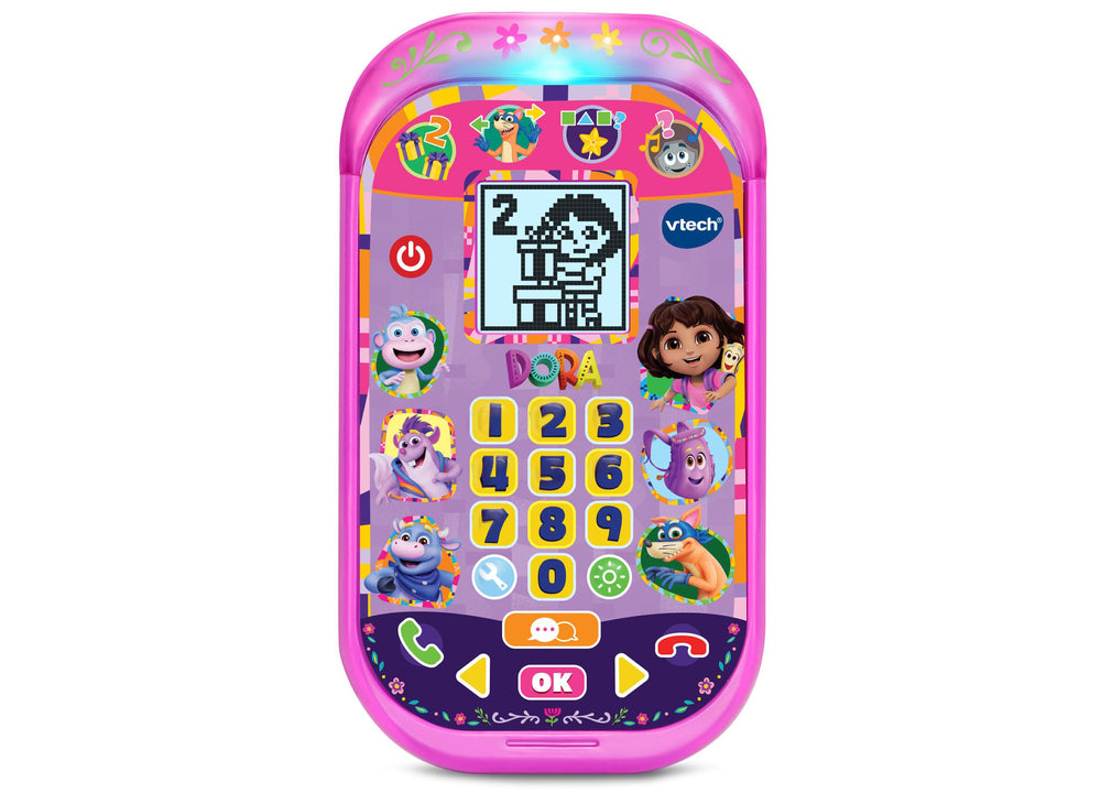 VTech Dora Adventure Calls Learning Phone with Interactive Bilingual Play