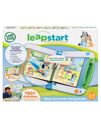 LeapFrog LeapStart Bluey Book Bundle with Interactive Activity Books