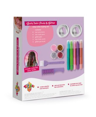 Geoffrey's Toy Box Glam Hair Chalk and Glitter Styling Set