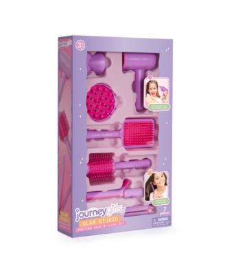 Journey Girls 7-Piece Glam Studio Hair Styling Set – Toys