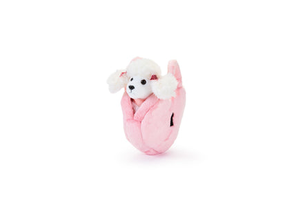 Geoffrey's Toy Box Fancy Pets 6 Inch Plush Poodle with Glitter Purse