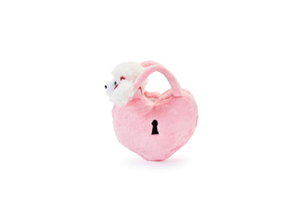 Geoffrey's Toy Box Fancy Pets 6 Inch Plush Poodle with Glitter Purse