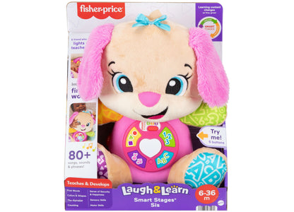 Fisher-Price Laugh & Learn Smart Stages Sis Musical Plush Toy