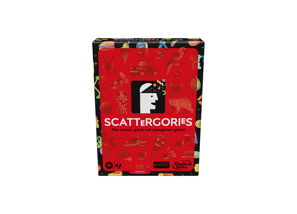 Hasbro Scattergories Classic Fast-Thinking Board Game