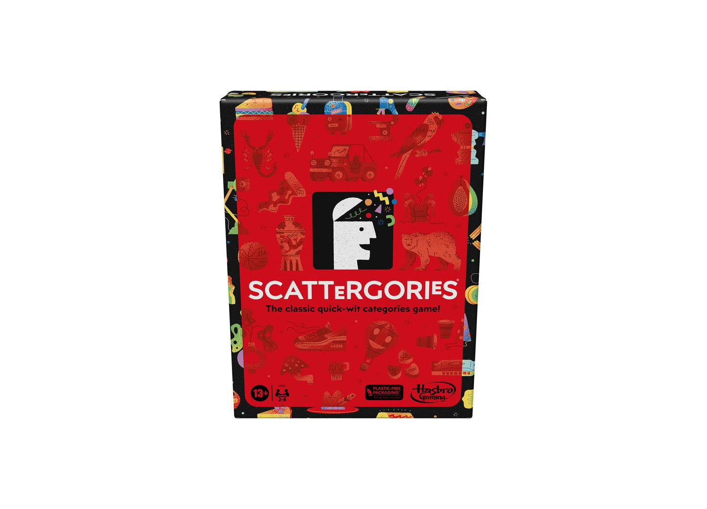 Hasbro Scattergories Classic Fast-Thinking Board Game