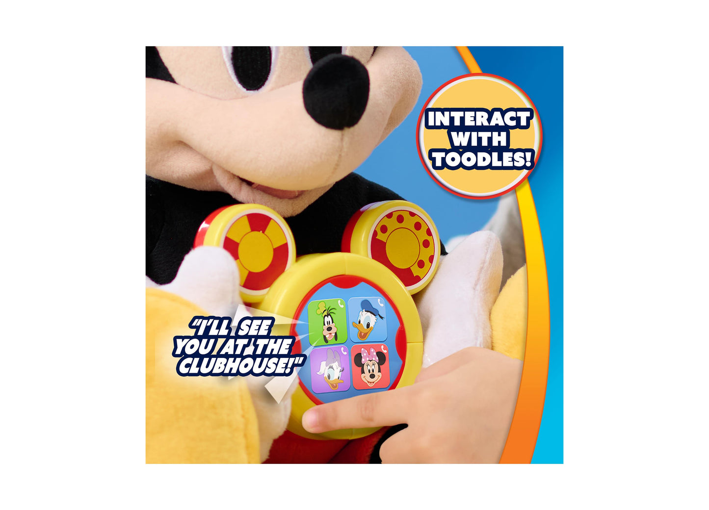 Disney Junior 11 inch Interactive Mickey Mouse Oh, Toodles! Plush Toy