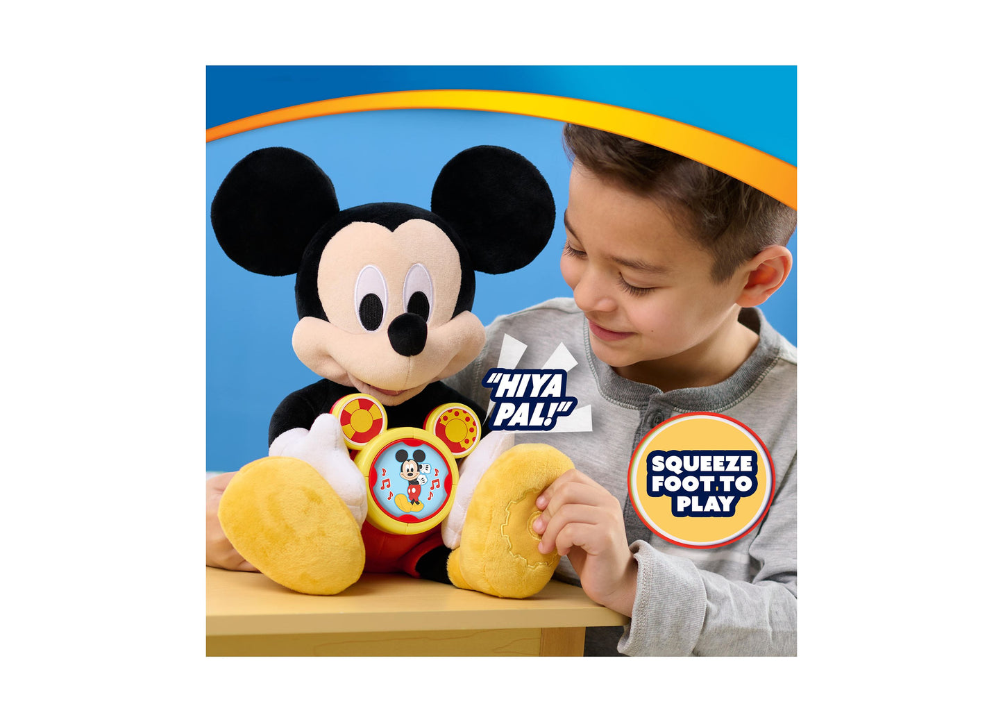 Disney Junior 11 inch Interactive Mickey Mouse Oh, Toodles! Plush Toy